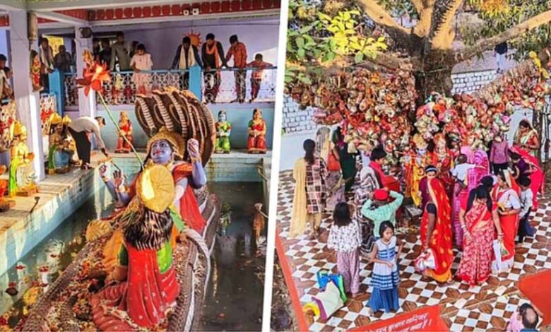 कदंब के पेड़ पर बांधा जाता है मन्नत का नारियल कदंब के पेड़ पर बांधा जाता है मन्नत का नारियल