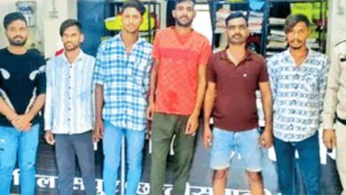 बिलासपुर में होली के पहले धारदार हथियार लेकर घूम रहे बदमाशों पर पुलिस ने कसा शिकंजा