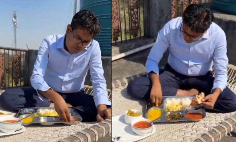 छत्तीसगढ़ के वित्त मंत्री ओपी चौधरी ने एक्स पर शेयर भोजन करते वीडियो छत्तीसगढ़ के वित्त मंत्री ओपी चौधरी ने एक्स पर शेयर भोजन करते वीडियो