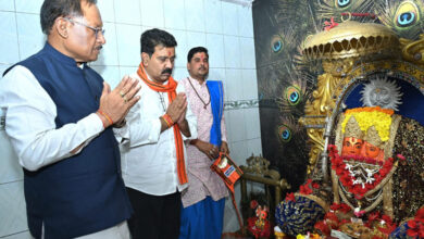 रायपुर : मुख्यमंत्री विष्णु देव साय ने माता कौशल्या की पूजा-अर्चना कर प्रदेशवासियों की सुख-समृद्धि की कामना की