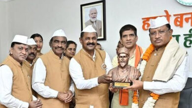 रायपुर : छत्तीसगढ़ कुनबी समाज महासंगठन ने मुख्यमंत्री विष्णु देव साय से की सौजन्य भेंट
