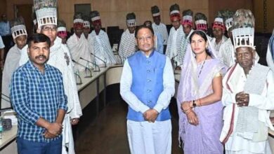 मुख्यमंत्री साय से अखिल भारतीय रामनामी महासभा के प्रतिनिधियों ने की सौजन्य भेंट