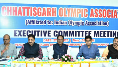छत्तीसगढ़ में खेलों को बढ़ावा देने के लिए सरकार प्रतिबद्ध है— मुख्यमंत्री विष्णु देव साय…