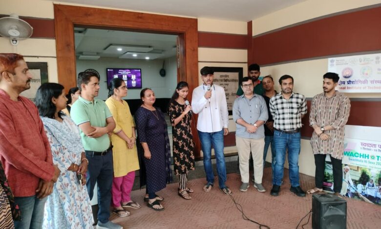 संगीत से जागी स्वच्छता की चेतना : एनआईटी रायपुर की अनोखी पहल