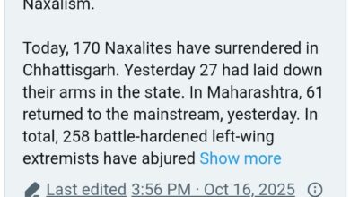 258 नक्सलियों ने हथियार छोड़े