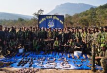 कर्रेगुट्टा हिल्स में माओवादियों का अवैध डम्प बरामद