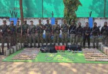 बीजापुर पुलिस को मिली कामयाबी: 16 प्रेशर IED और भारी मात्रा में माओवादी डम्प बरामद