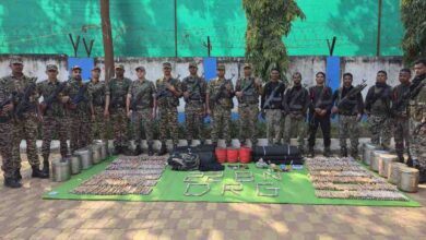 बीजापुर पुलिस को मिली कामयाबी: 16 प्रेशर IED और भारी मात्रा में माओवादी डम्प बरामद