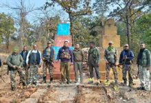 ताड़पाला हिल्स में नक्सलियों का डंप ध्वस्त, भारी मात्रा में विस्फोटक सामग्री बरामद