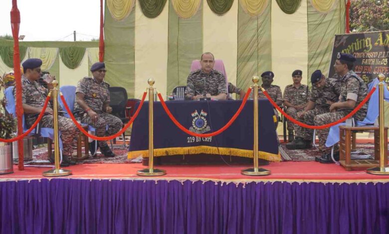 219वीं बटालियन में तृतीय बैच का पीआई प्रशिक्षण प्रारंभ