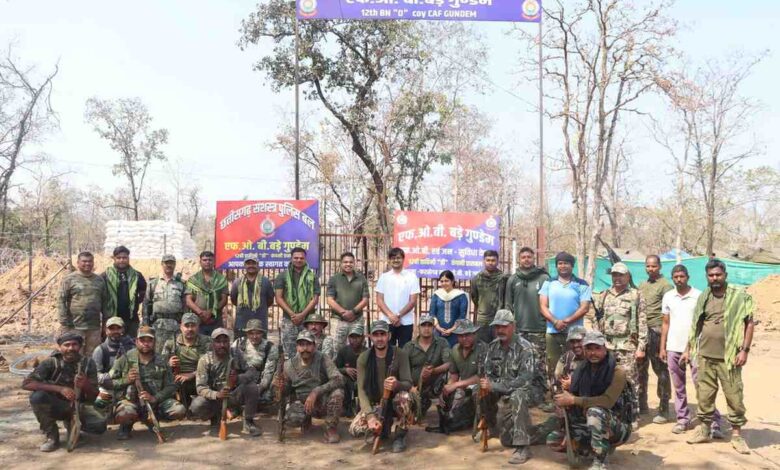 नक्सल प्रभावित बड़े गुण्डेम में सुरक्षा कैम्प स्थापित, विकास कार्यों को मिलेगी गति