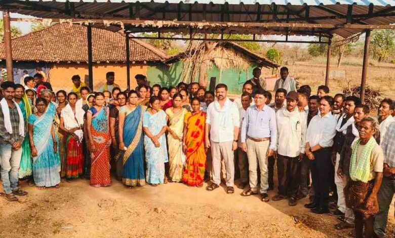 संगमपल्ली में शराब दुकान के खिलाफ उभरा जनाक्रोश, महिलाओं की बड़ी भागीदारी, विधायक विक्रम मंडावी ने सरकार पर साधा निशाना