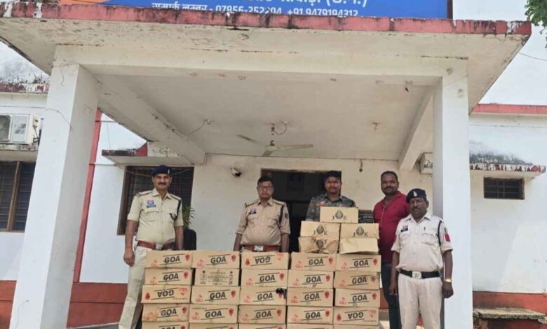 आबकारी अमला सुस्त, पुलिस कार्रवाई में पकड़ा गया अवैध शराब का गोदाम आबकारी अमला सुस्त, पुलिस कार्रवाई में पकड़ा गया अवैध शराब का गोदाम